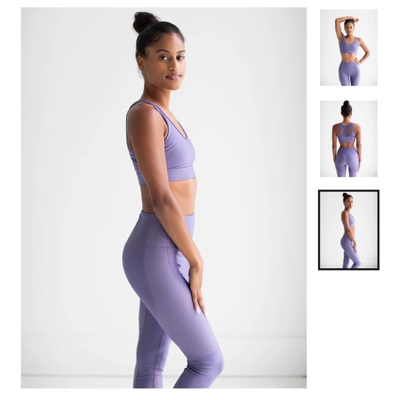 PE NATION RUDIMENTAL SPORTS BRA - HERON - Picture 3 of 3